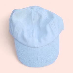 Afterlight Leisure Baby Blue Terry Cloth Newsboy Cap Cabbie Hat Bali Made
